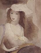 Marie Laurencin Portrait of younger woman oil